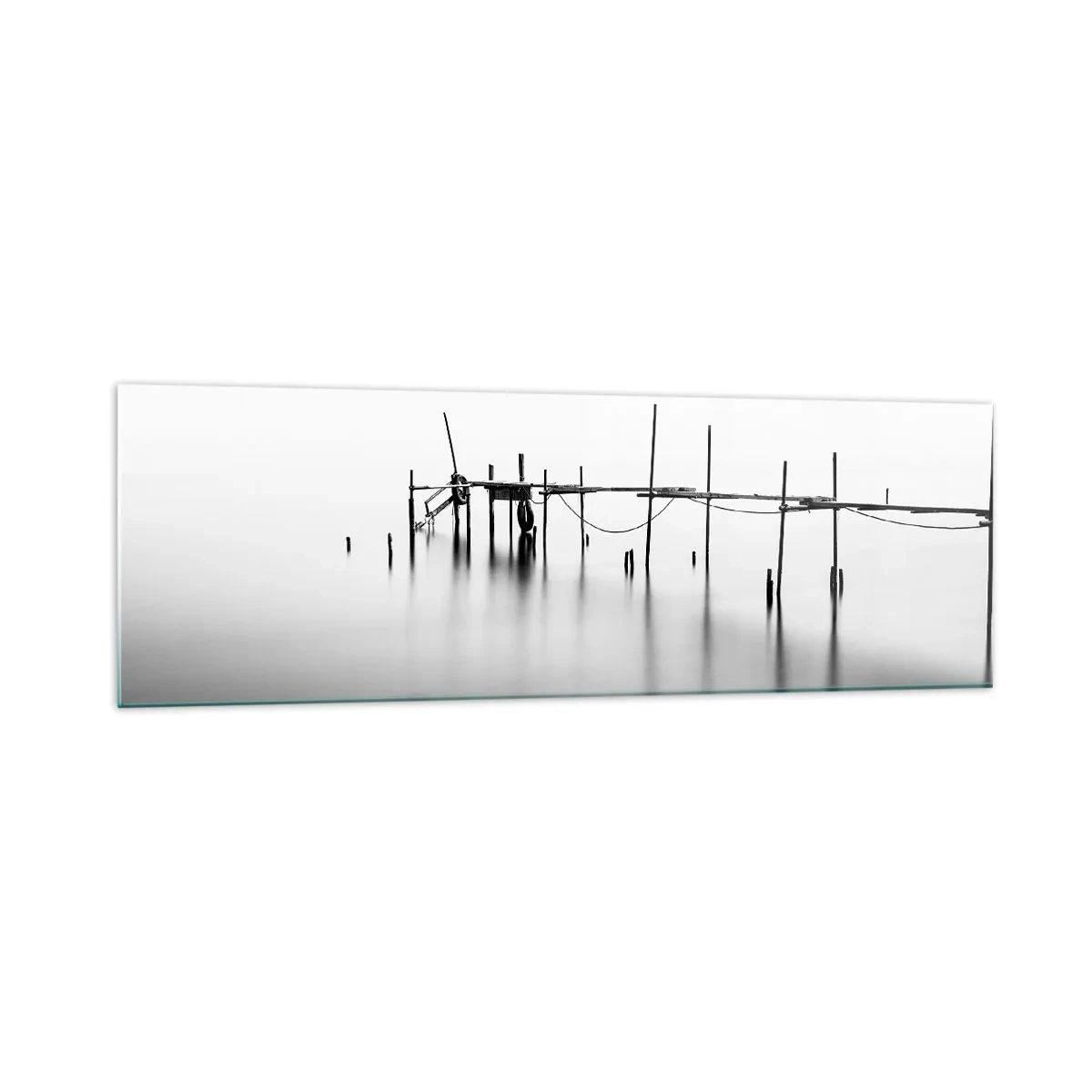 Obraz na skle - A co když svět není? - 160x50 cm