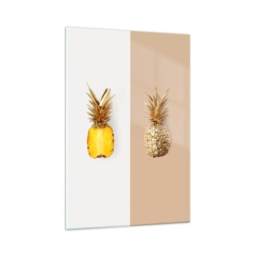 Obraz na skle - Ananas pro nás - 70x100 cm
