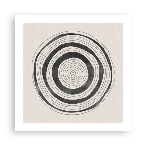 Plakát - Důležité je to, co je uprostřed - 50x50 cm