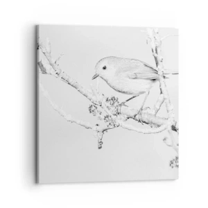 Obraz na plátně - Zimní ráno - 70x70 cm
