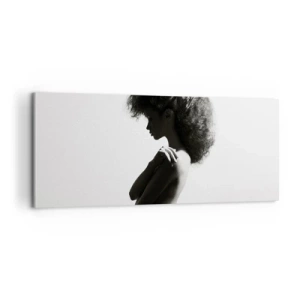 Obraz na plátně - Jako květina na štíhlém stonku - 100x40 cm