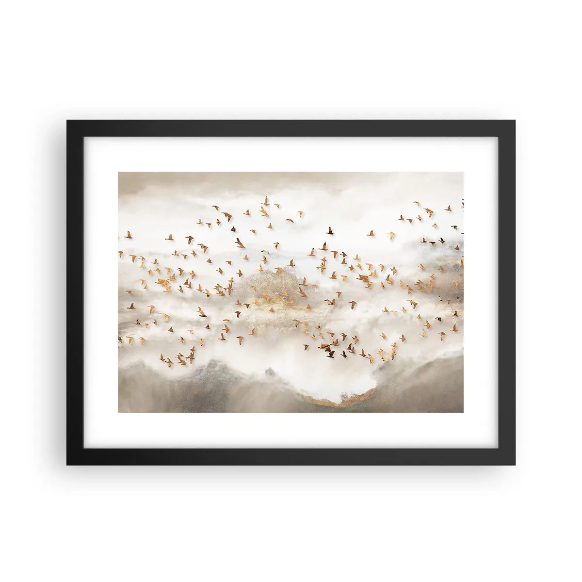 Plakát v černém rámu - Je čas… - 40x30 cm