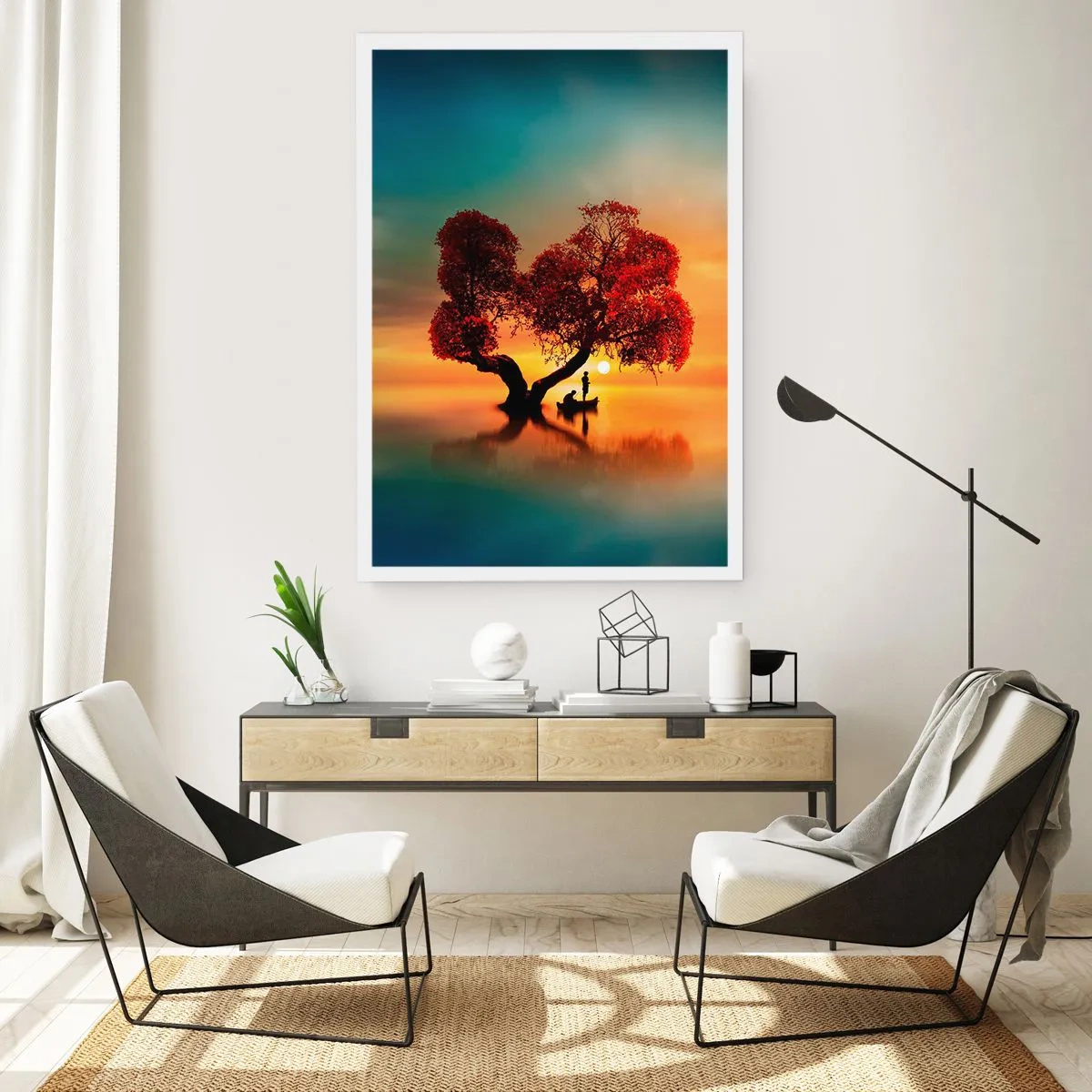 Plakát - Voda a ticho vesmíru - 40x50 cm