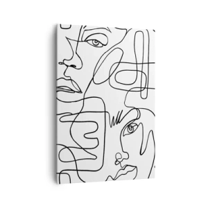 Obraz na plátně - Ve spletených emocích - 70x100 cm