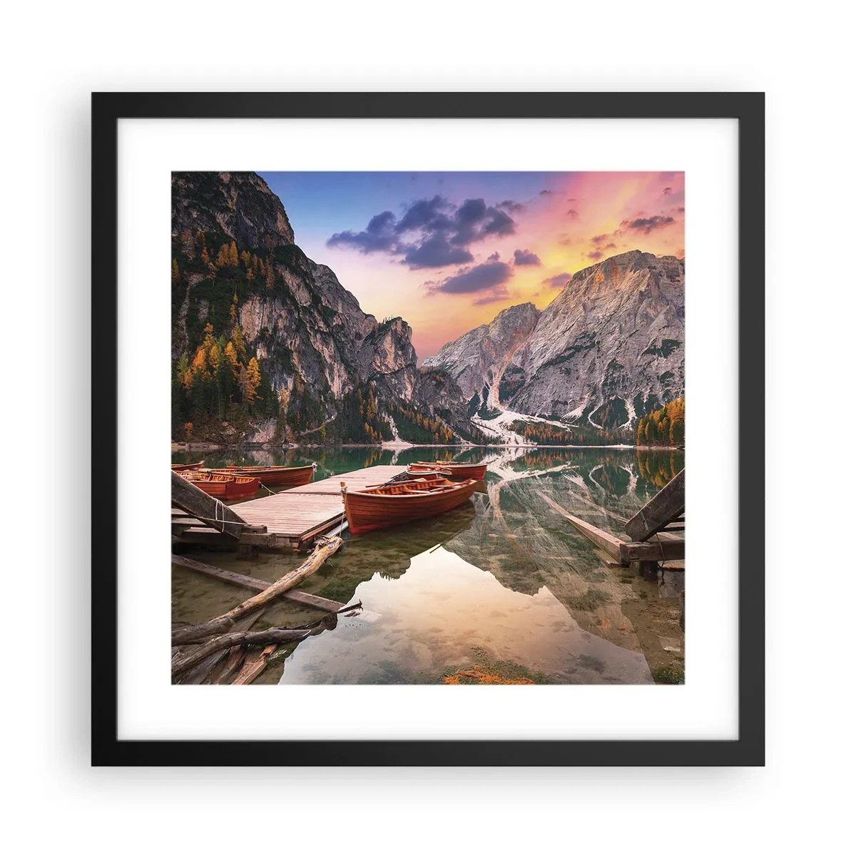 Plakát v černém rámu - Slib dne - 40x40 cm