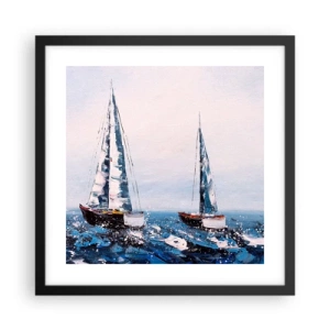 Plakát v černém rámu - Bratrství větru - 40x40 cm