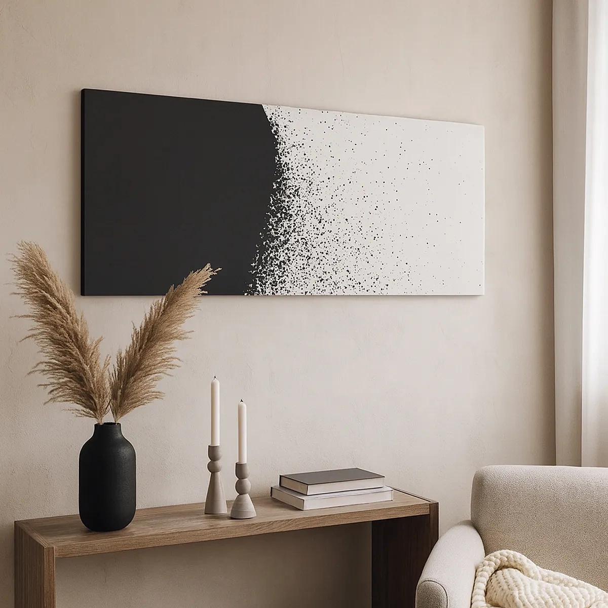 Obraz na plátně - Pohyb částic - 30x30 cm
