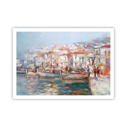 Plakát - Pastelová dovolená - 100x70 cm
