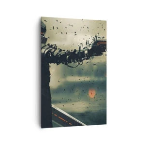 Obraz na plátně - Vražedná zbraň - tvůj vlastní terminátor - 80x120 cm