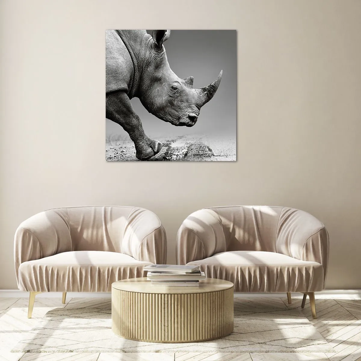 Obraz na skle - Nezastavitelná síla - 50x50 cm