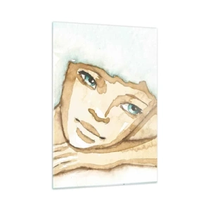 Obraz na skle - Strom poezie vyrůstá z ticha - 50x70 cm