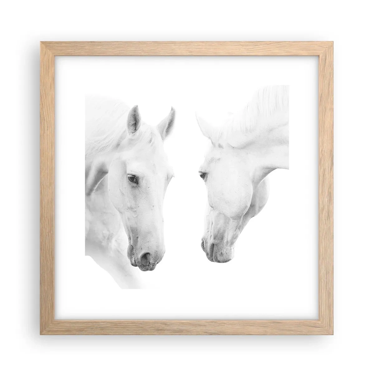 Plakát v rámu světlý dub - Je to přátelství…? - 30x30 cm