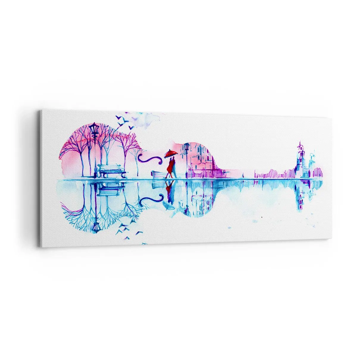 Obraz na plátně - Přinesu vám dešťové písně - 100x40 cm