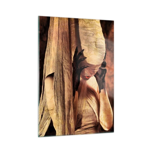 Obraz na skle - Mezi dobrem a zlem - 50x70 cm