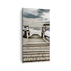 Obraz na plátně - Severní pláž - 55x100 cm