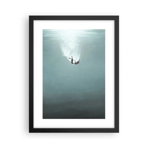 Plakát v černém rámu - V objetí oceánu - 30x40 cm