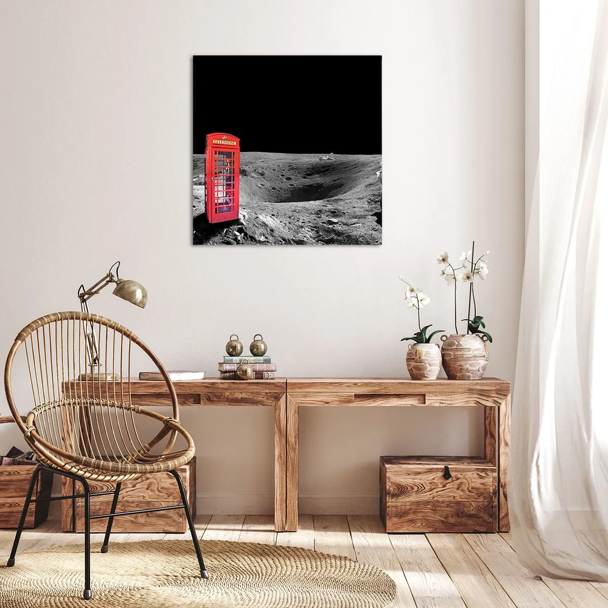 Obraz na plátně - Kosmický žert - 30x30 cm