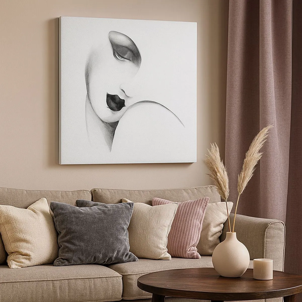 Obraz na plátně - Ve stylu Lempické - 30x30 cm