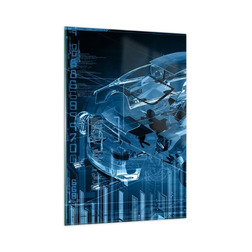 Obraz na skle - Inženýrská anatomie - 80x120 cm