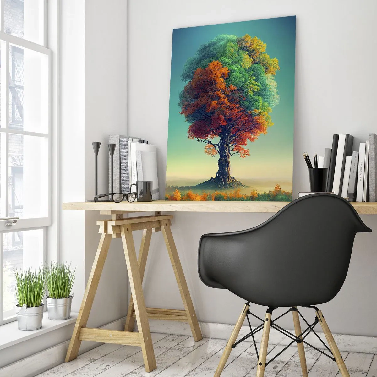Obraz na skle - Dub – otec přírody - 50x70 cm