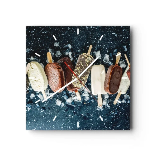 Nástěnné hodiny - Chuť horkého léta - 30x30 cm