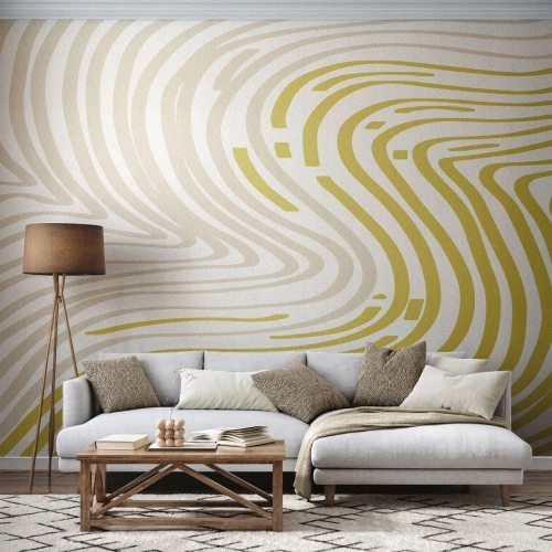 Fototapeta Premium Canvas - Kompozice s mírným ohybem - Minimalismus, Kus, Jasný - 150x105 cm