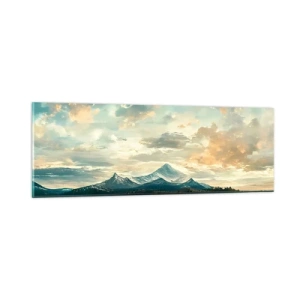 Obraz na skle - Pod ochranou nebe - 90x30 cm