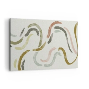 Obraz na plátně - Radostný tanec abstrakce - 100x70 cm