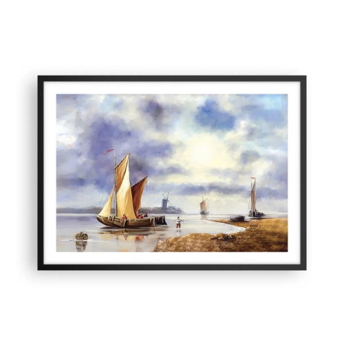 Plakát v černém rámu - Návrat námořníků - 70x50 cm