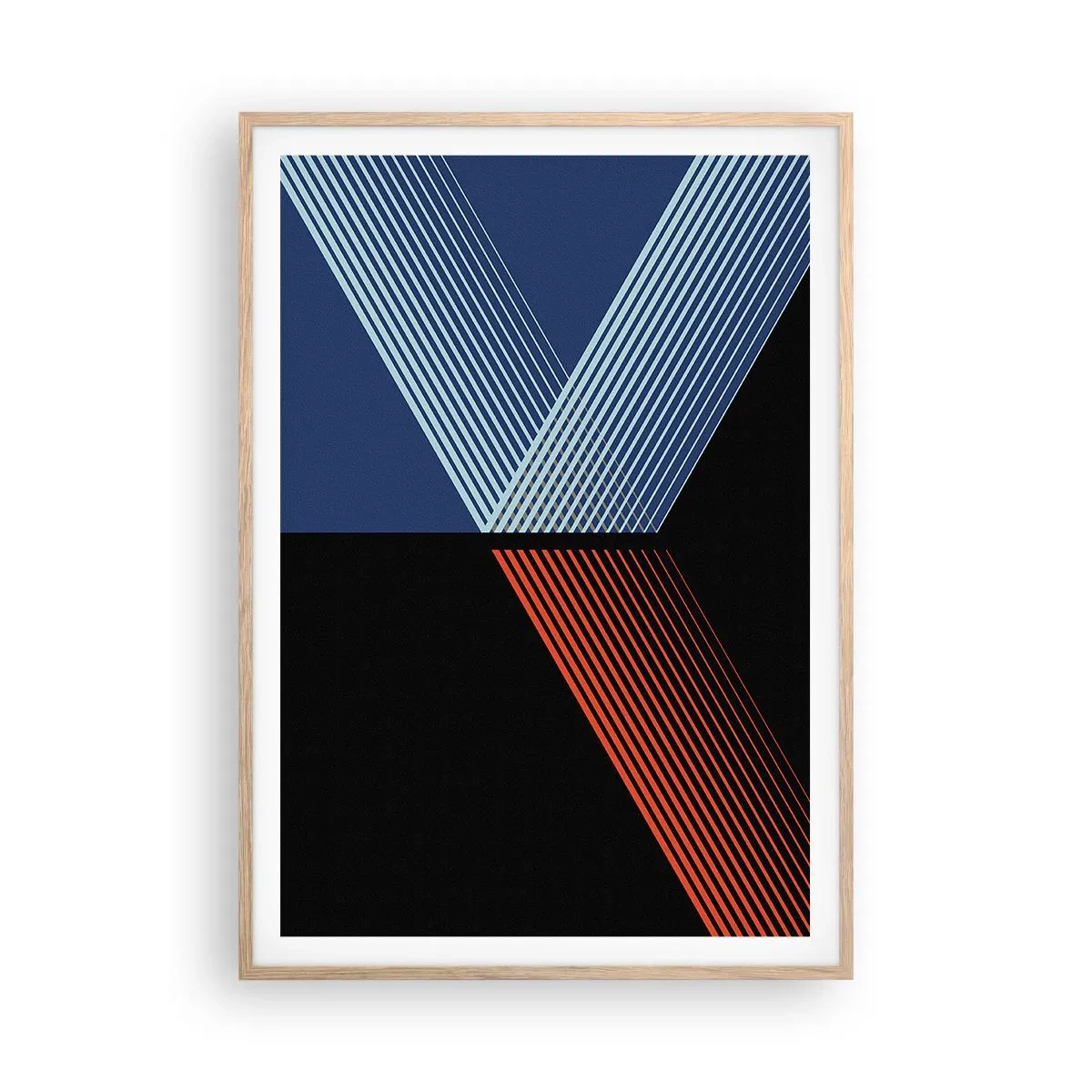 Plakát v rámu světlý dub - Jednoduchý příběh - 70x100 cm