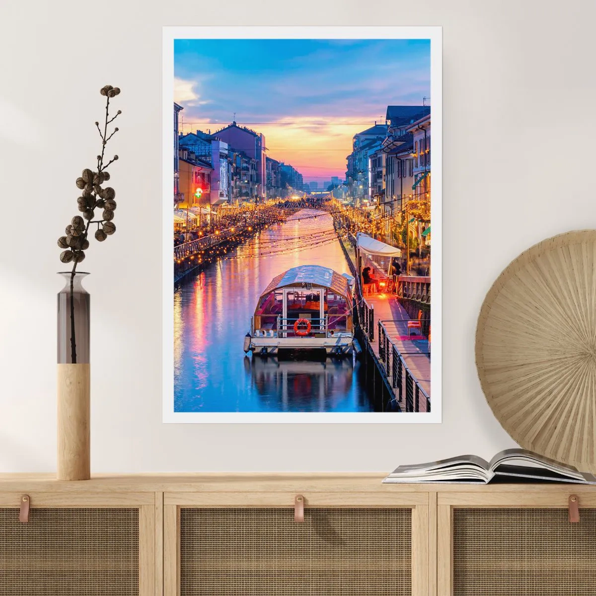 Plakát - Večer plný světla a zábavy - 50x70 cm