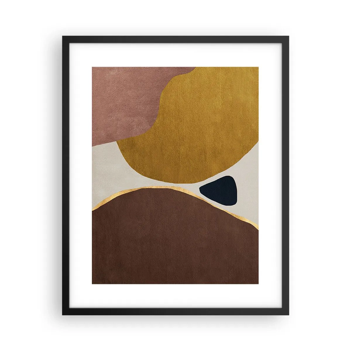 Plakát v černém rámu - Abstrakce – místo v prostoru - 40x50 cm