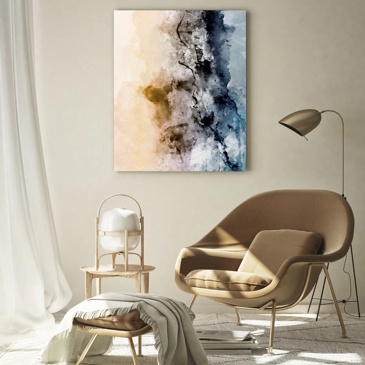 Obraz na skle - Ponořené do mračna mlhy - 70x100 cm