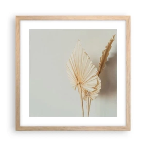 Plakát v rámu světlý dub - Když potřebuješ útěchu - 40x40 cm