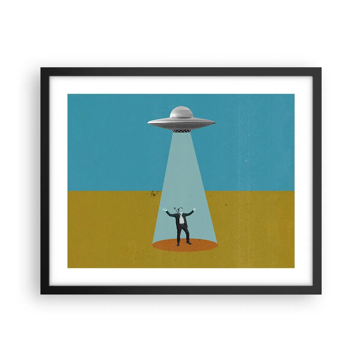 Plakát v černém rámu - Blízké setkání - 50x40 cm