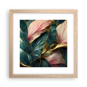 Plakát v rámu světlý dub - Přirozená elegance a styl - 30x30 cm