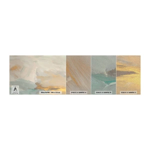 Vzor Fototapety Premium Sand - Abstrakce – krajina něhy - Kus, Jasný, Minimalistický - 100x30 cm