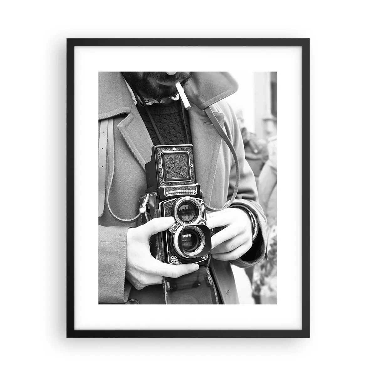 Plakát v černém rámu - V retro stylu - 40x50 cm