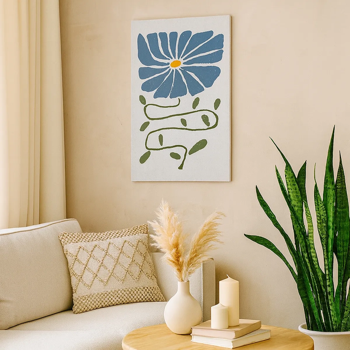 Obraz na plátně - Větvičkou ke květu - 50x70 cm