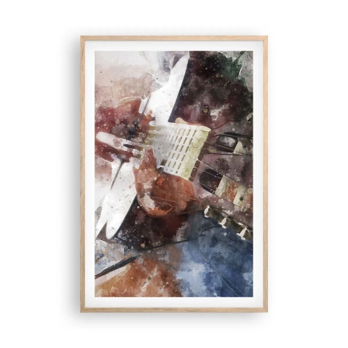 Plakát v rámu světlý dub - Co si o tom myslíš? - 61x91 cm