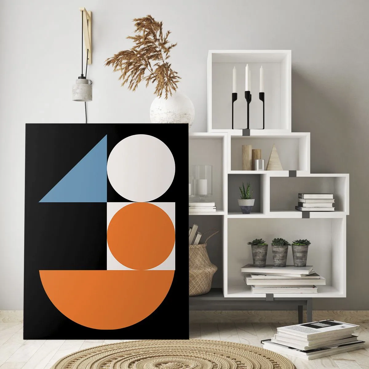 Obraz na skle - Figurínový systém - 50x70 cm
