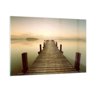 Obraz na skle - Rozbřesk, svítání, světlo - 120x80 cm