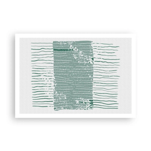 Plakát - Mořská abstrakce - 100x70 cm