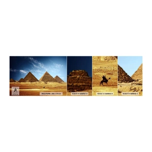 Fototapeta Vzorek Standard Eco - 40 století se na vás dívá - Pyramidy, Architektura, Krajina - 100x30 cm