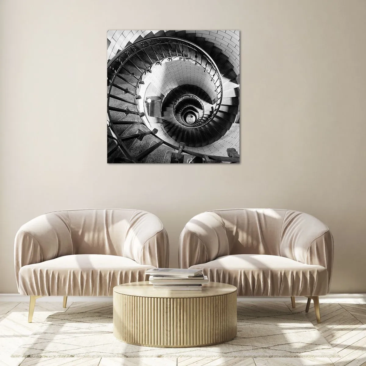 Obraz na skle - Jen výš a výš - 40x40 cm