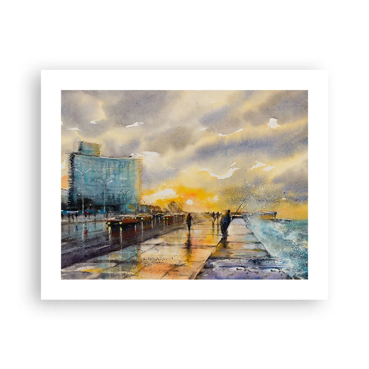 Plakát - Život na pobřeží - 50x40 cm