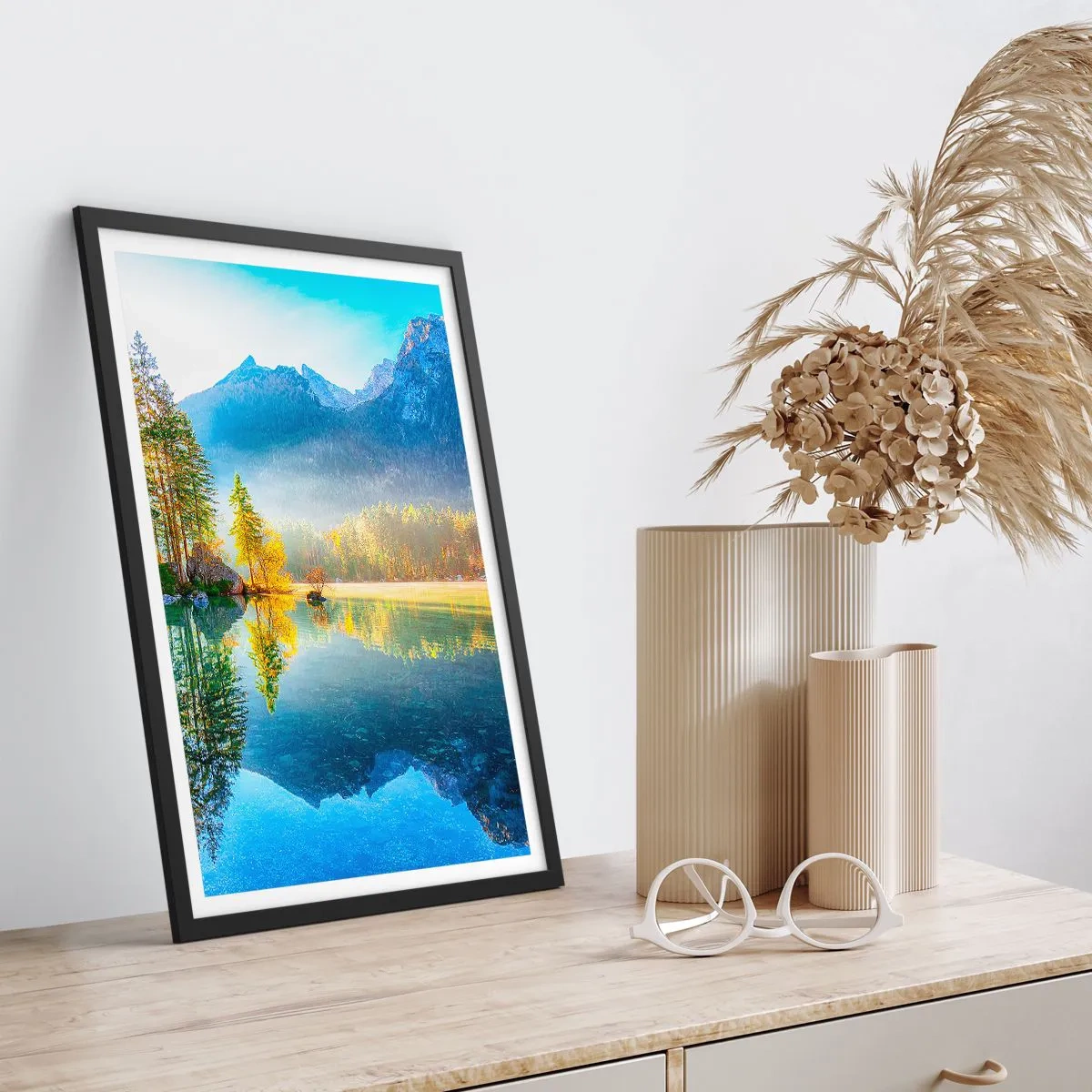 Plakát v černém rámu - Majestát a sladkost - 40x50 cm