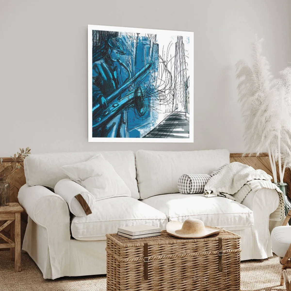 Plakát - Městská rapsodie - 60x60 cm