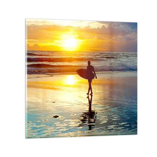 Obraz na skle - Návrat bojovníka - 70x70 cm