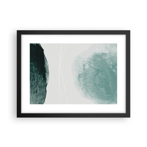 Plakát v černém rámu - Setkání s mlhou - 40x30 cm